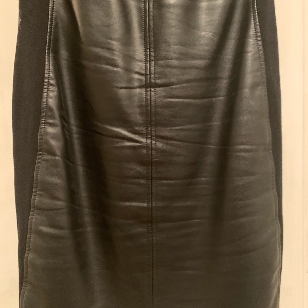 Like new Sanctuary little black vegan leather dress - Picture 6 of 8